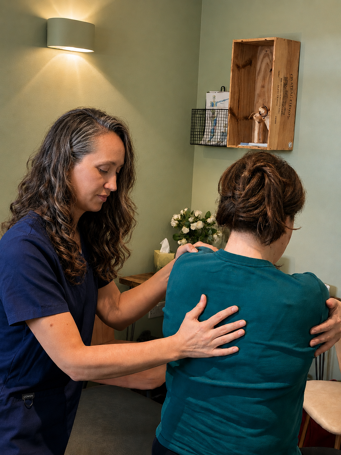 Osteopathy treatment session
