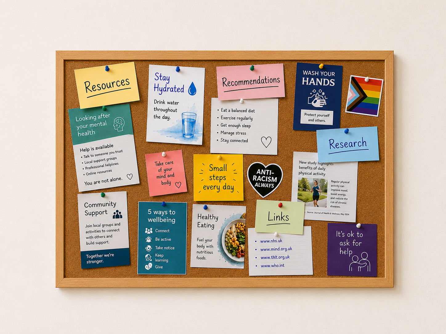 Resources noticeboard